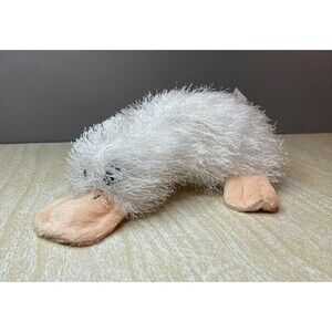Ganz Webkins Retired Fuzzy Platypus 12" Plush Stuffed Animal No Code 04T-1160007